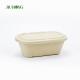 Biodegradable Takeaway Sugarcane Food Container 650ml Greaseproof Paper