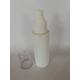 Durable Frosted Glass Cosmetic Bottles / Skin Care Bottles Packaging