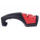 Black And Red Two Step Knife Sharpener , Edge Grip Knife Sharpener With White Box Package