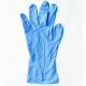 Powder Free And Latex Blue Disposable Nitrile Gloves Chemical Resistance