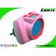 25000lux Strong Brightness Cordless Mining Cap Lamps ABS Material Explosion Proof