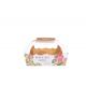 Paperboard Fruit And Veg Boxes Waterproof Oilproof With Handle