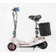 24V 250W White Fold Away Electric Scooter 2 Wheel Folding Power Scooter