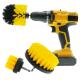Tile Drill Brush Attachment Style Brush Set For Drill Suitable For Cleaning / Scrubbing