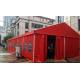 Fire Resistant Red Outdoor Wedding Tents PVC Outside Party Tents Customized