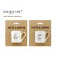 Kraft Card Package Espresso Coffee Mugs Lightweight Love And Thank You Design