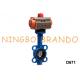 Cast Iron Body Pneumatic Actuated Wafer Butterfly Valve 2 Inch