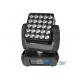 25 x 12 W LED Matrix Beam Moving Head Light Individual Controlled With Arnet Control