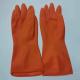 30cm Industrial Latex Household Glove Chemical Resistance Thickening Orange Latex Glove