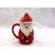 400ml Capacity 3D Ceramic Mug Cartoon Santa Claus Animal Snowman Design  With Cap Lid