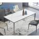 Rock Slab Home Minimalist Marble Dining Table 130x70cm