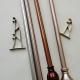Polished Metal 22 Inch 7.2m Extra Long Wrought Iron Curtain Rods