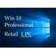 Online Installation Windows 10 Pro Retail 1 PC User Win 10 Professional License