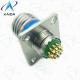 Receptacle Type MIL-DTL-38999 Connector Stainless Steel Passivated Mil Dtl D38999