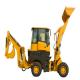 Front End Portable 6 Ton 4wd 100hp Wheel Backhoe Loader Heavy Construction Machinery With 74kw Engine For Farm
