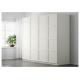 Free Standing Hinged Door Wardrobes Bedroom Shutter Door Wardrobe For Family