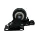 PU Swivel Plate Caster Wheels with brake For Furniture 50MM No Noise Castor