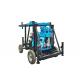 22hp Diesel Engine 200m Hydraulic Well Drilling Rig Blue Colour