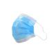 3 Ply Disposable Face Mask Ce Fda Certified With White / Blue Color
