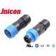 Male 2 Pin IP68 Female Plug Connector 0.3 - 1.5mm2 Cable Range Long Lifetime