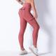 Multi-pocket solid color sexy buttocks yoga pants running pants sweat-wicking sweatpants