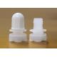 White Plastic Spout Screw Capping Caps Sealing On Laundry Detergent Doypack