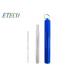 Blue Personalized Stainless Steel Straws , Non Plastic Drinking Straws