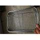 Perforated  Stainless Steel Wire Mesh Baskets For Medical Sterilization 50 - 120mm Width