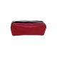 300D Polyester Red Pencil Bag With Zipper Eco Friendly Pencil Pouch
