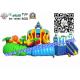 Exciting Exhibition Combo Backyard Inflatable Water Park  With Big Slide Bouncer