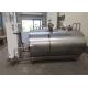 Food Grade Stainless Steel Tanks , Milk Yogurt Juice Storage Tanks With Air Compressor