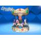 Kids Amusement Carousel Horse Ride / Coin Operated Animal Rides