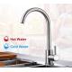 SUS304 Drawing Stainless Steel Kitchen Faucet Hot And Cold Water Tap For Kitchen