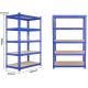 Capacity 50-100 Kgs Warehouse Storage Racking Metal Shelving Optional Color