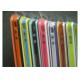 White,  black,  blue,  green,  orange,  or pink bumpers case for Apple Iphone Accessories