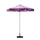 Parasol Advertising Beach Umbrellas With Customized Logo Printing / Color