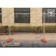 Height 2.1mx2.4m Temporary Fence panels for sale with HDPE Orange Color Blow Moulded Feet |  AS4687-2007