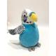 100% PP Cotton Gift Stuffed Animal Blue Parrot