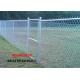 11 Gauge Chain Link Fence Fabric Hot Dipped Galvanised Steel Wire / Posts