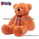 Big Plush Brown Bear Doll Soft Toy as Chirdren Day Gift