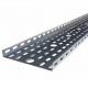 Fire Resistance Perforated Angle Tray ,  Cable SS Perforated Tray Smooth Surface Treatment