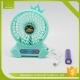 BS-6660 Colorful Electric Battery Operated Mini Table Fan