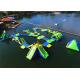 Commercial Inflatable Water Park Hot Welding Workmanship For 80 Kids