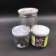 140ml Clear Cosmetic Body Scrub Container Empty Pet Plastic Jars With Plastic Lids