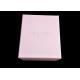 Pink Color Book Shaped Jewelry Box Foam Tray Insert  Lid And Base Craft