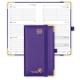 FSC Purple Mini Academic Planner 2023 2023 With Monthly Weekly Plans