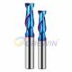HRC60 2 Flutes Tungsten Carbide Square End Mills Cutting Tools blue nano coating