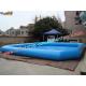 Customized Cool Inflatable Water Pools 10 x 8 meter for water toys, zorb ball use