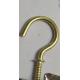 Building Industry Metal Screw Hooks Simple Installation Brass Plated