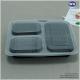 Diposable 3-Compartments Takeaway Plastic Food Container Disposable Food Grade PP Fast Food Box Food Usage Fast Food Box